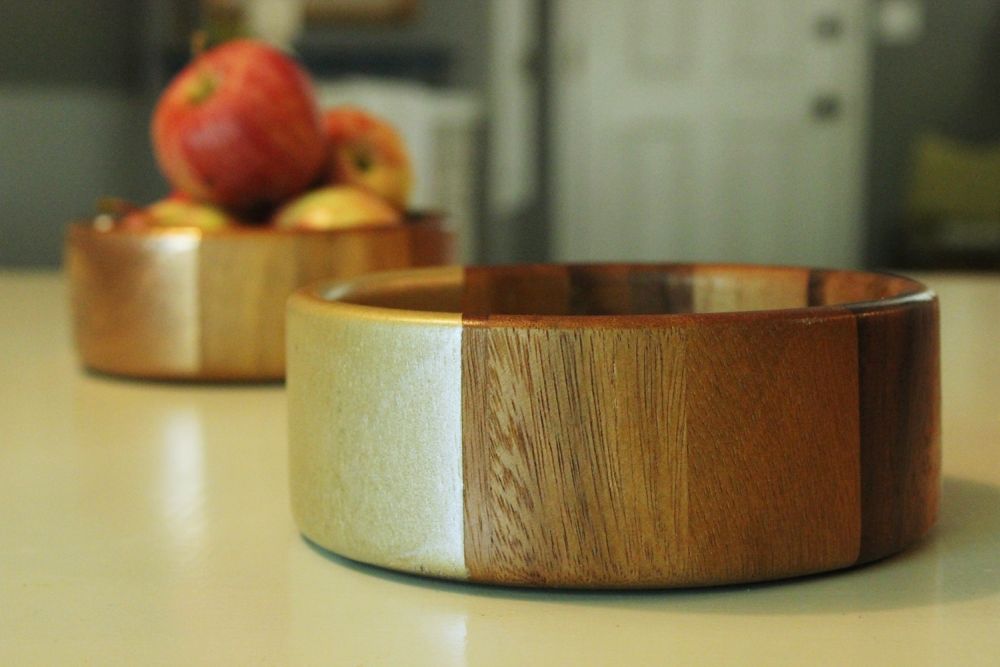 DIY Metal Wood Bowls - Craft