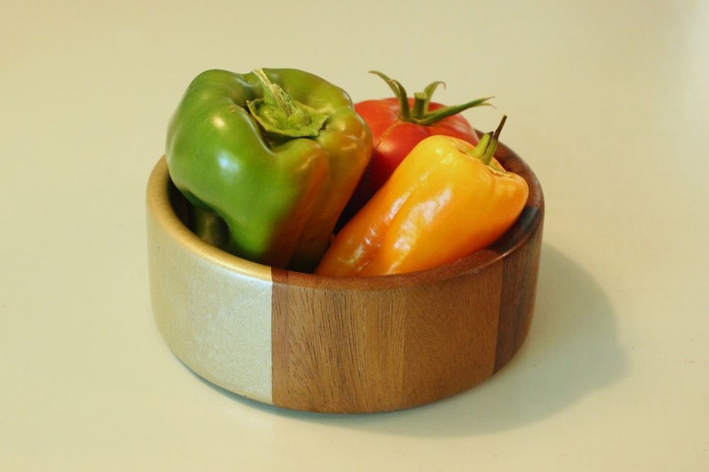 DIY Metal Wood Bowls - Kitchen Island decor