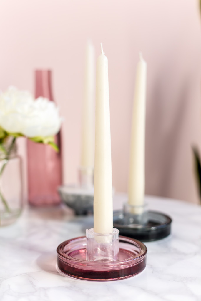 DIY Minimalist Perspex Candle Holders