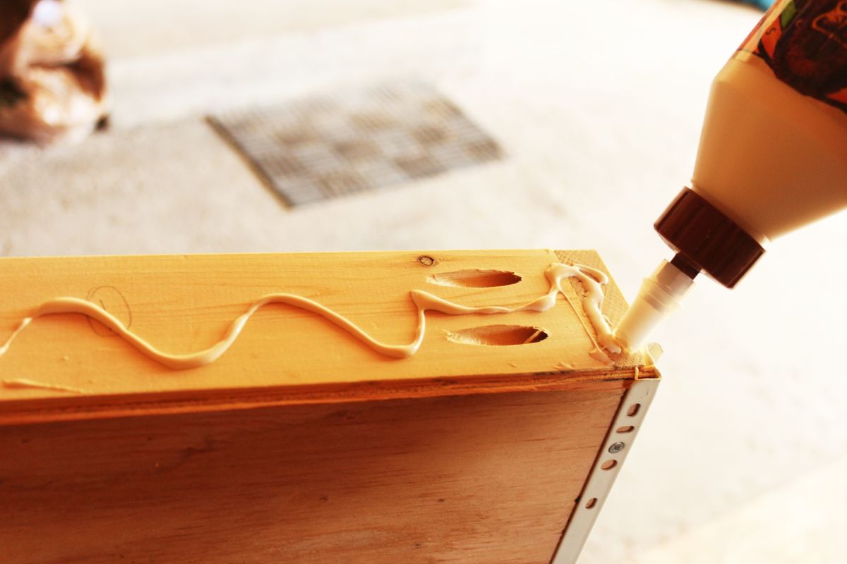 DIY Modern Wooden Dresser Pull out the drawer