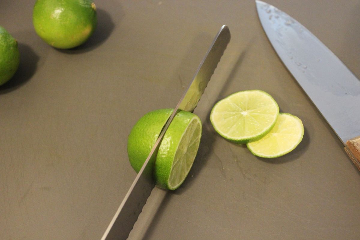 DIY Natural Christmas Tree Ornaments-Slice the fruit fairly thin