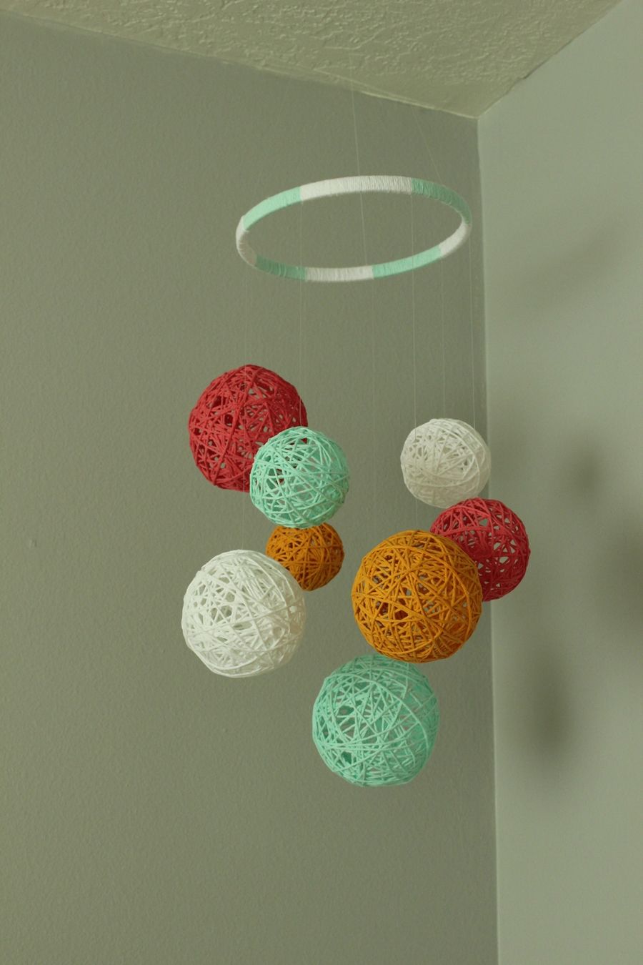 DIY Nursery Mobile Balls