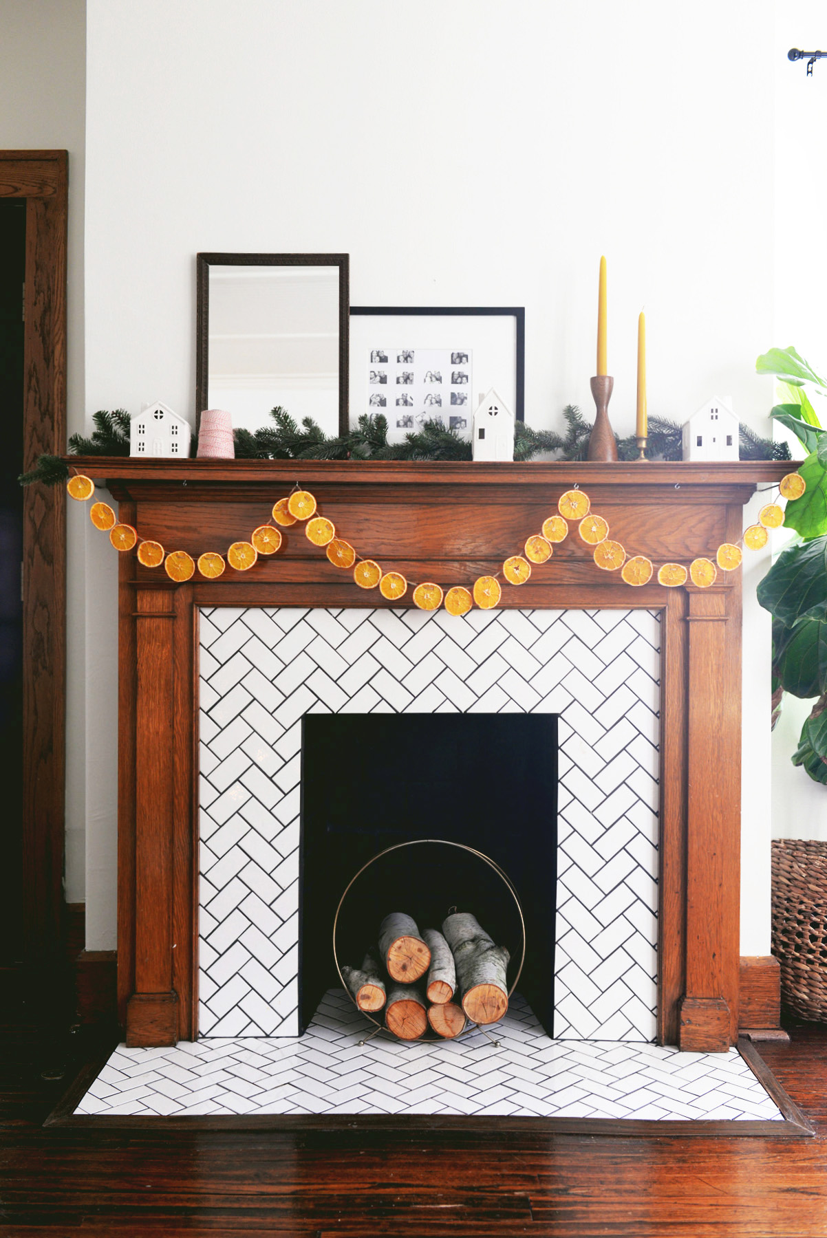 DIY Orange Slice Garland