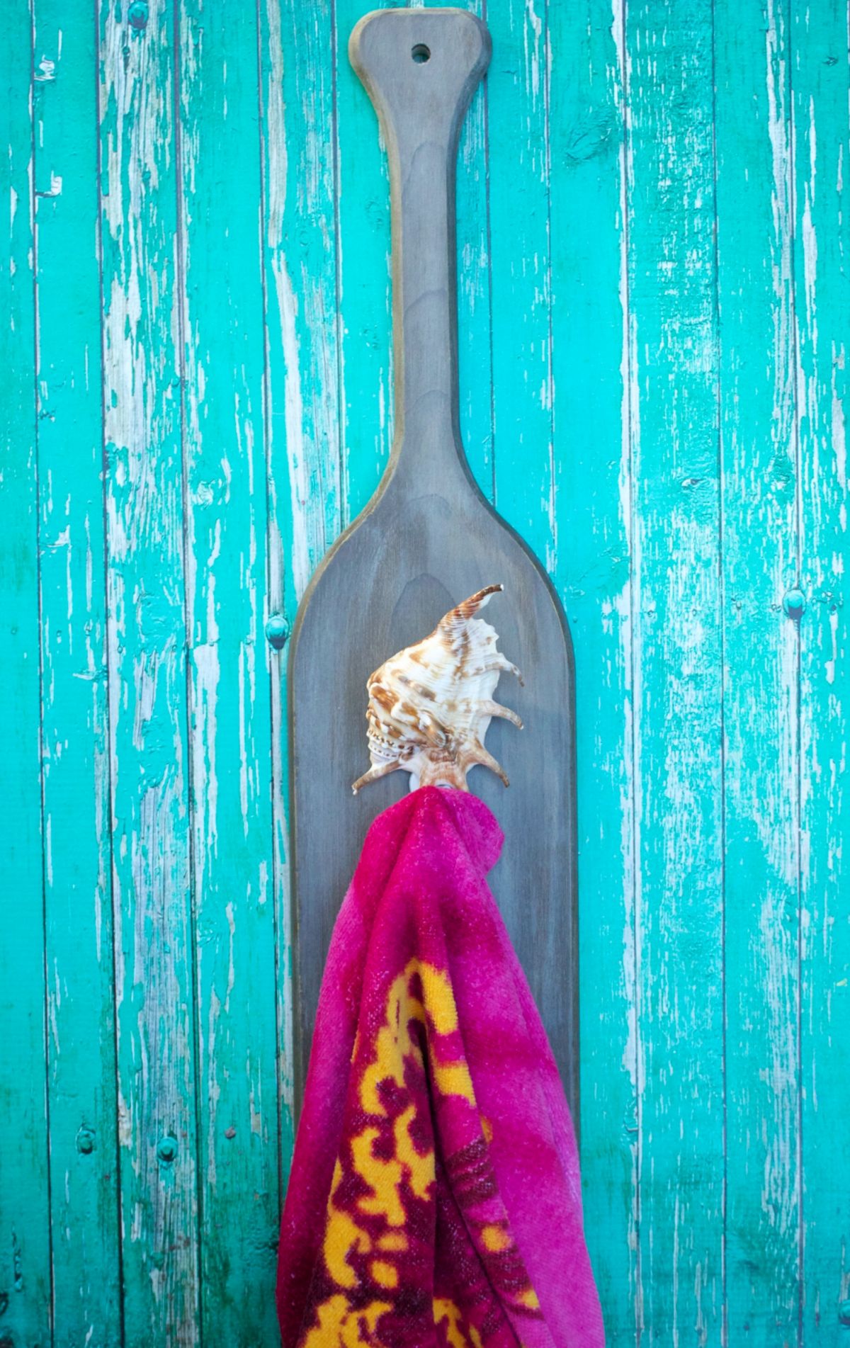 DIY Paddle Towel Hook Home Decor