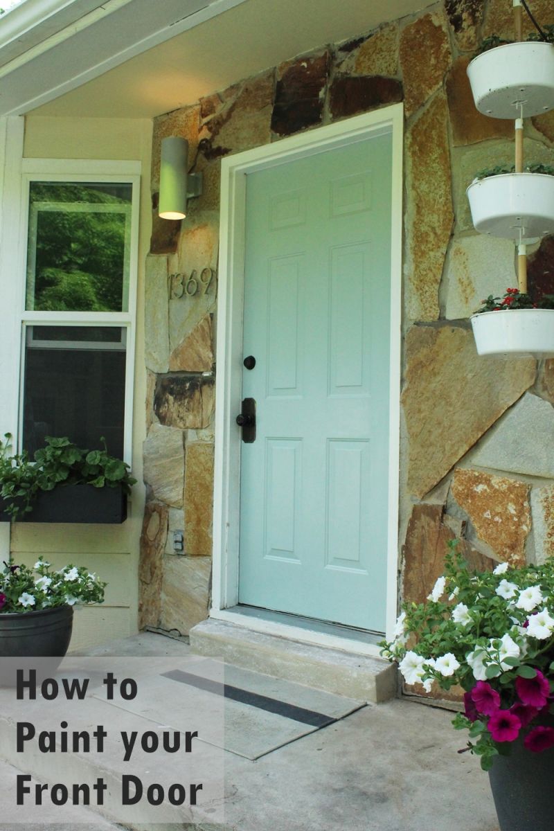 How To Paint A Front Door in 10 Easy Steps