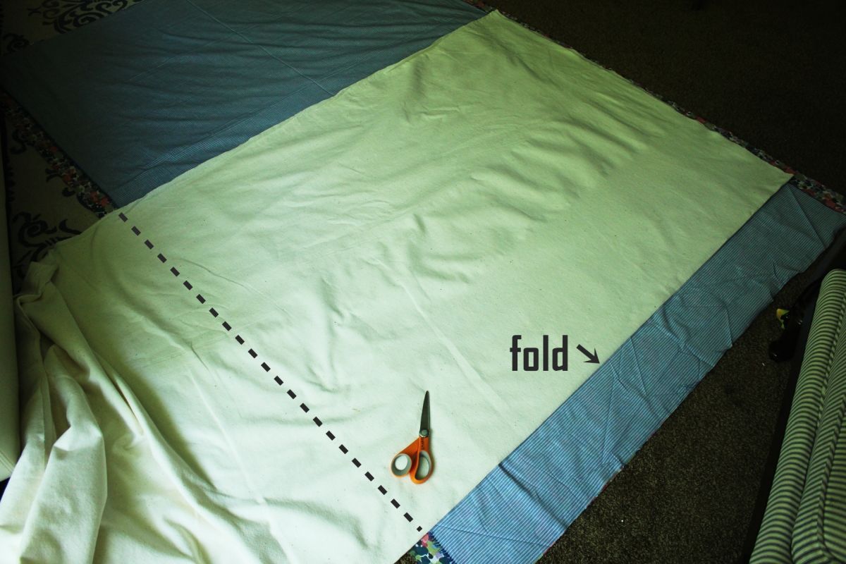 DIY Reversible Summer Quilt An easy way to get the size of warm natural