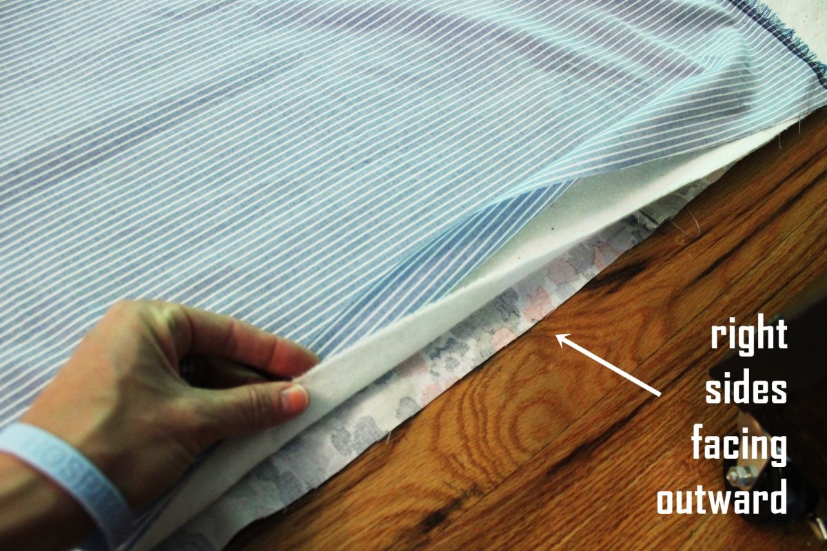 DIY Reversible Summer Quilt Lay your batting