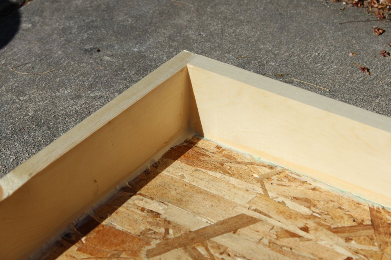 DIY Rolling Storage Cart walls