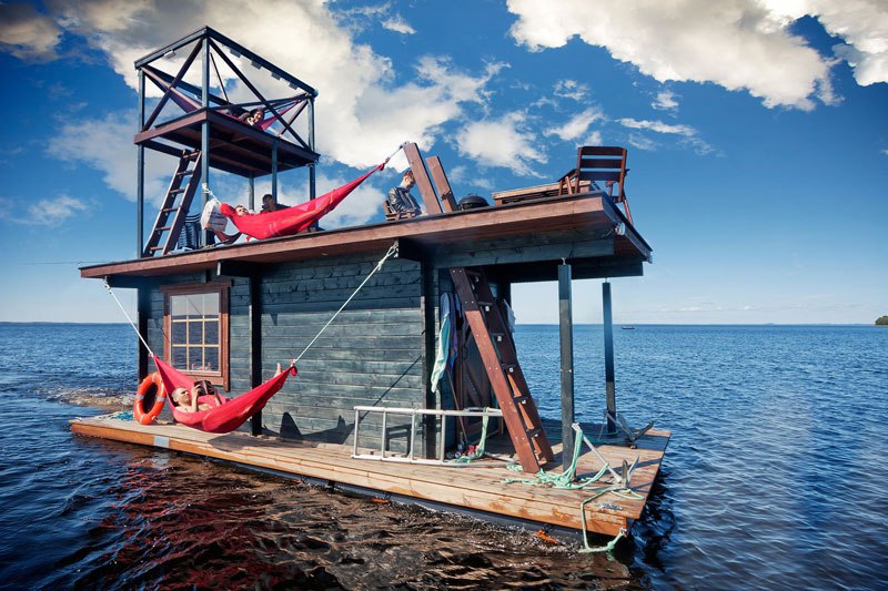 DIY Sauna Raft