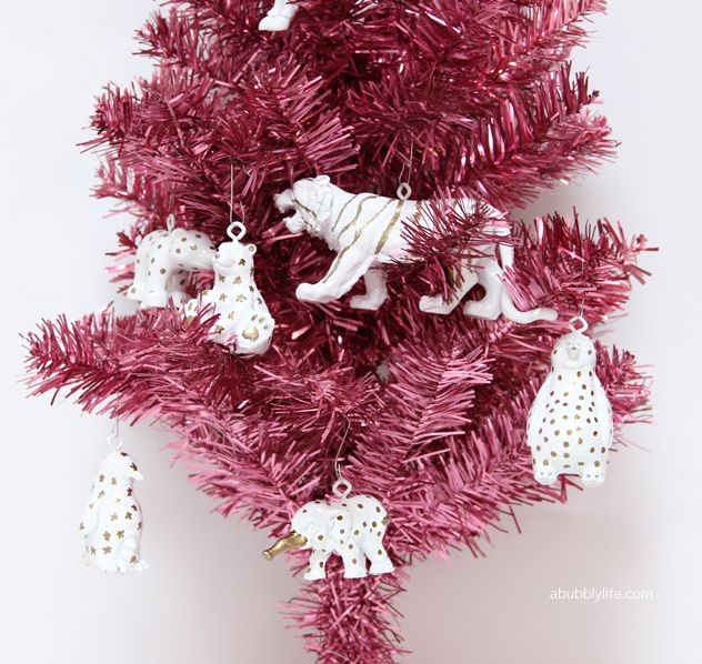 DIY Sharpie animal ornaments