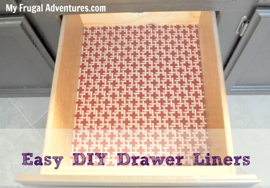 DIY Shelf and Drawer Liners