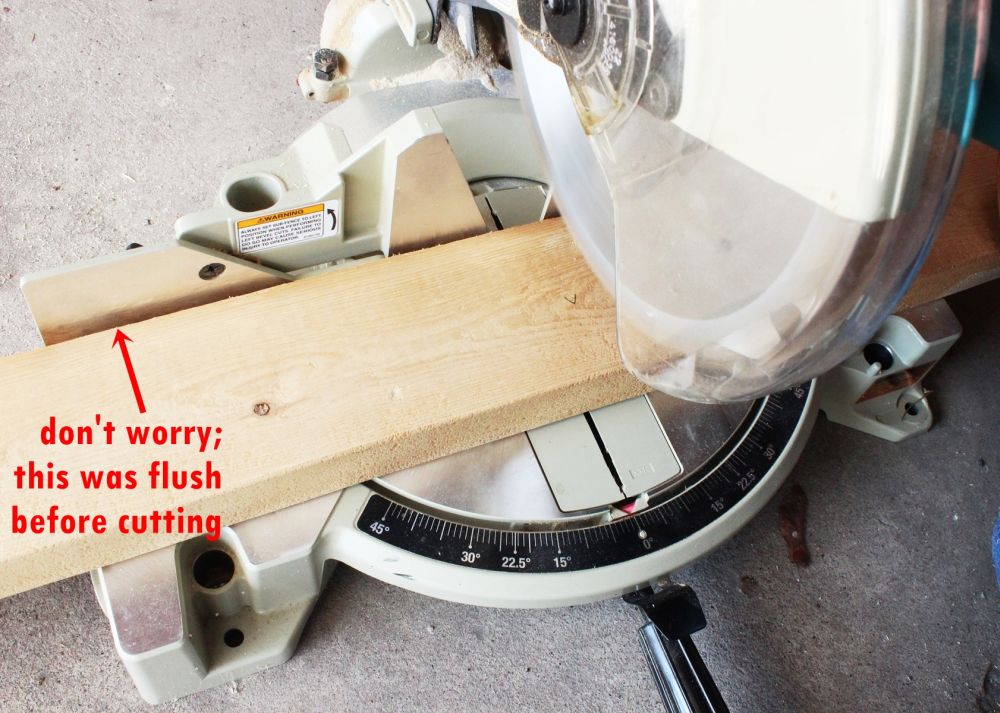 DIY Shoe Storage miter saw