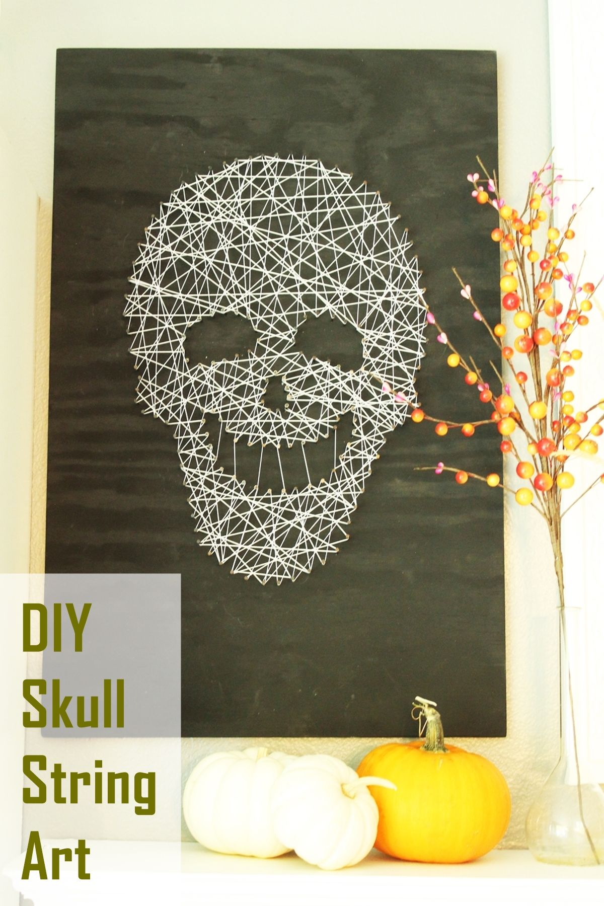 DIY Skull String Art