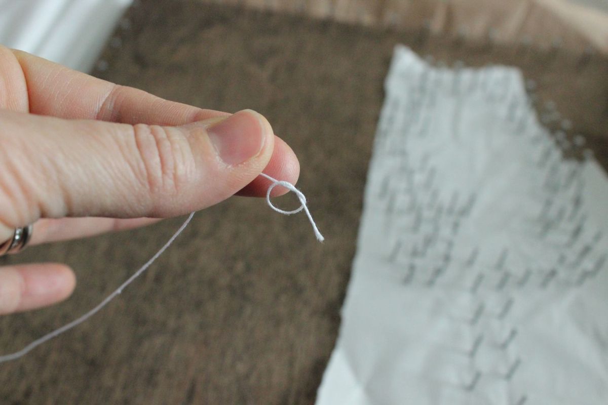 DIY String Art Tree small loop