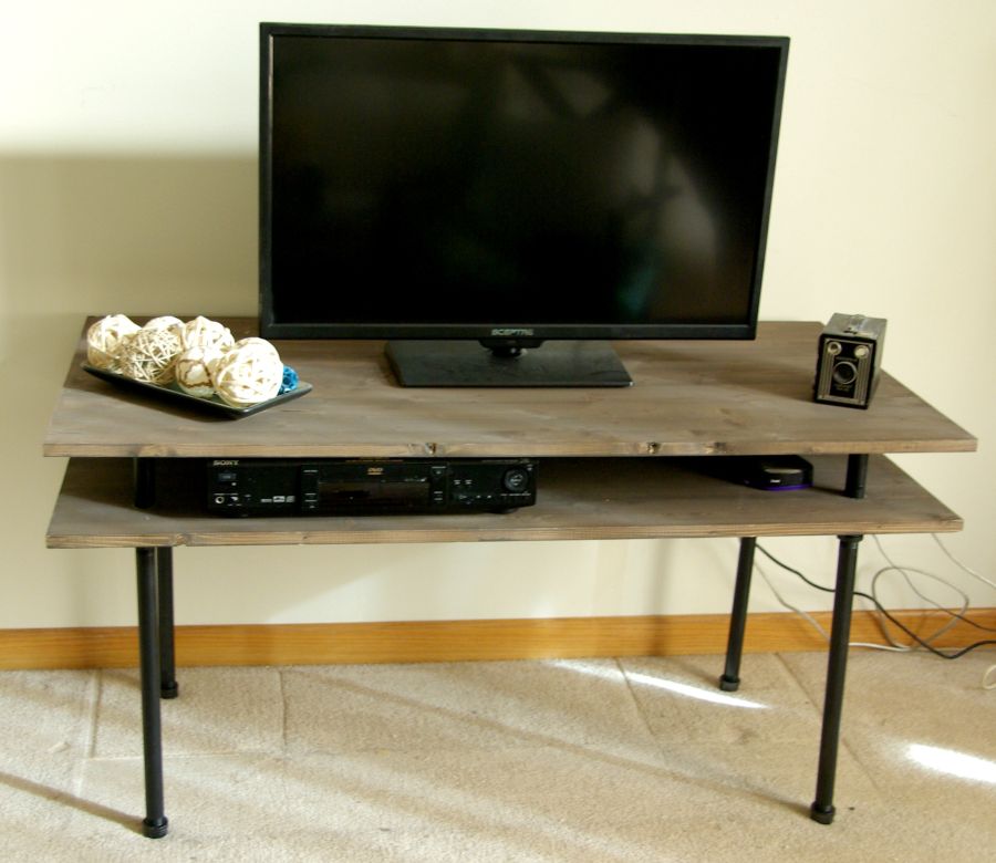 DIY furniture industrial TV Stand