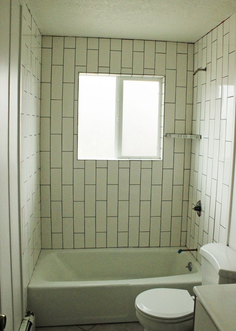 DIY Tile Shower Tub Surround Project
