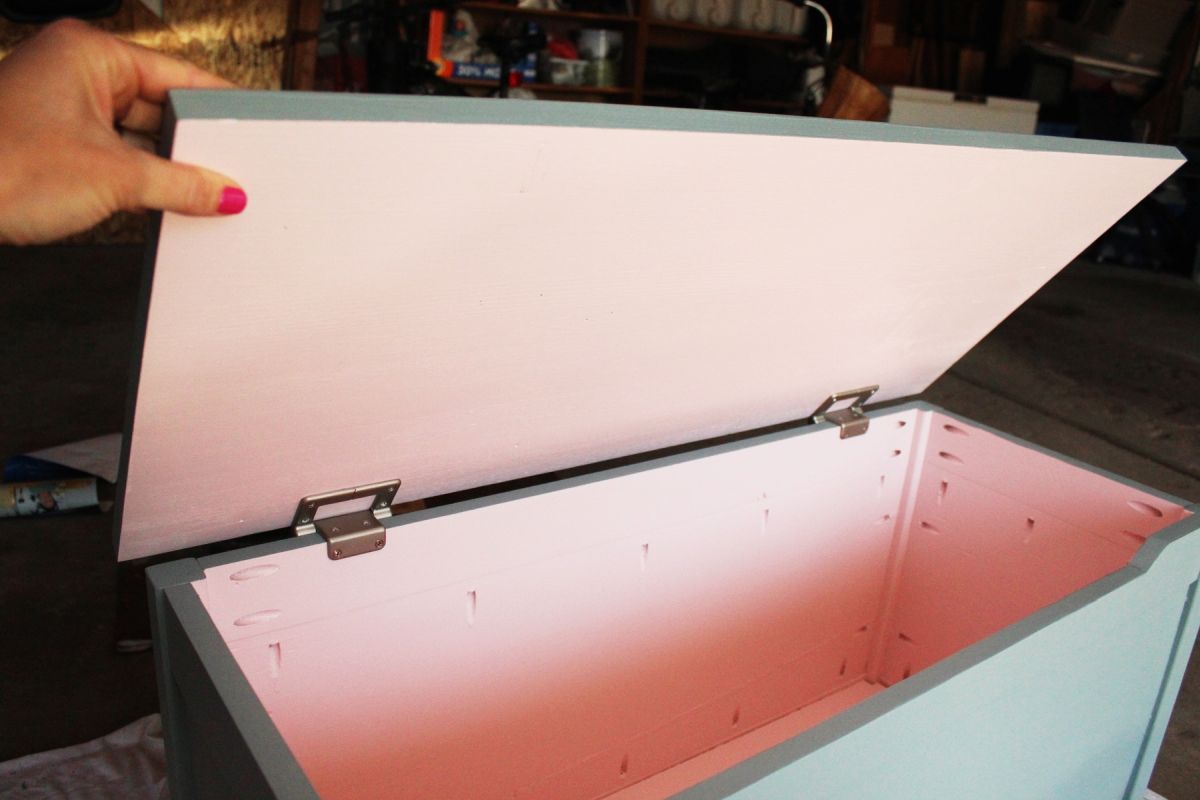 DIY Toy Box Open the box