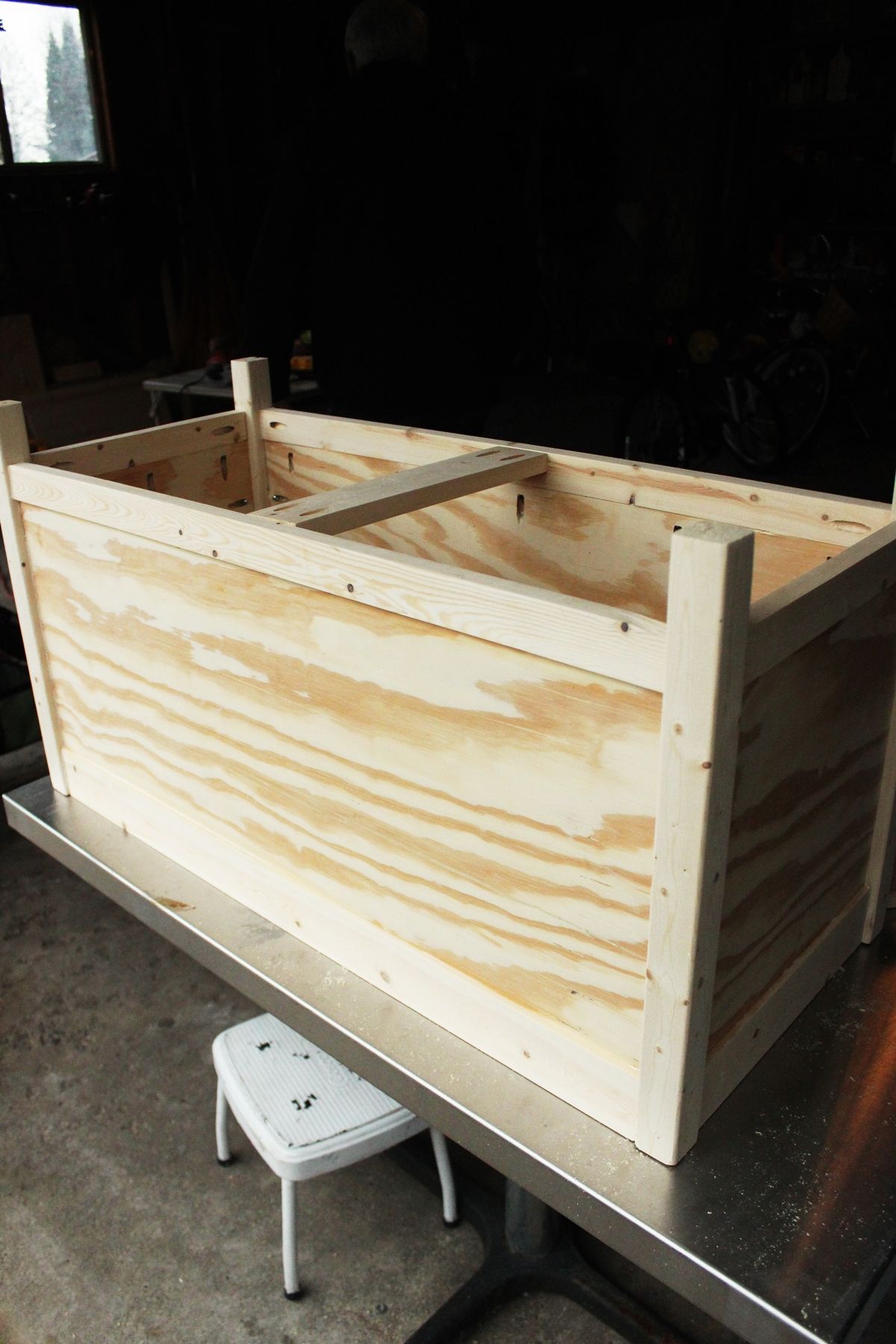 DIY Toy Box Time to build the box floo