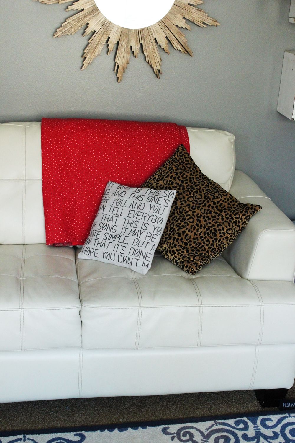 Simple DIY Valentine Gift: Farmhouse Text Throw Pillow