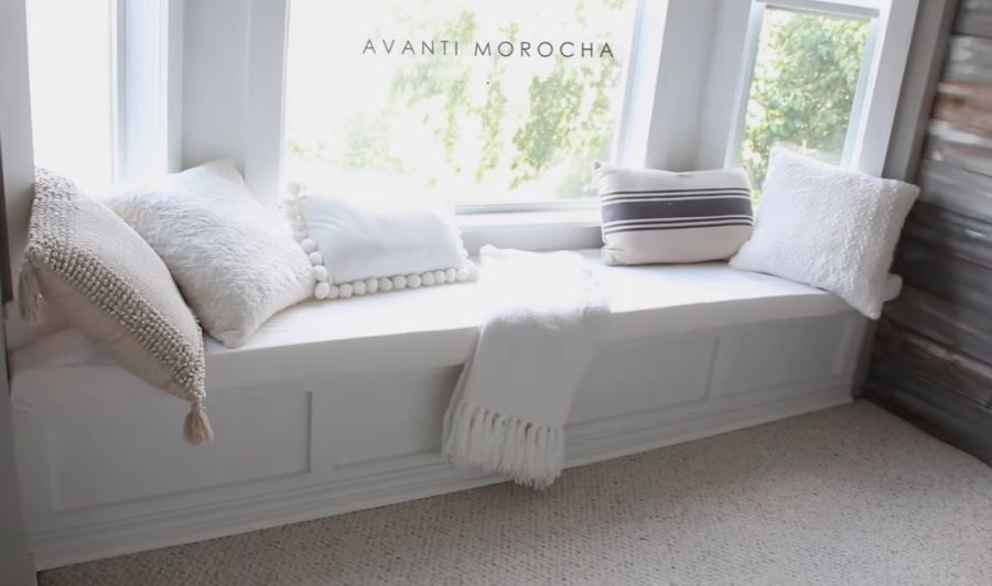 DIY Window Bench with Storage Ft Lamps Plus