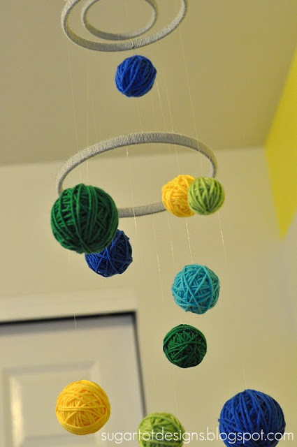 DIY Yarn Mobile