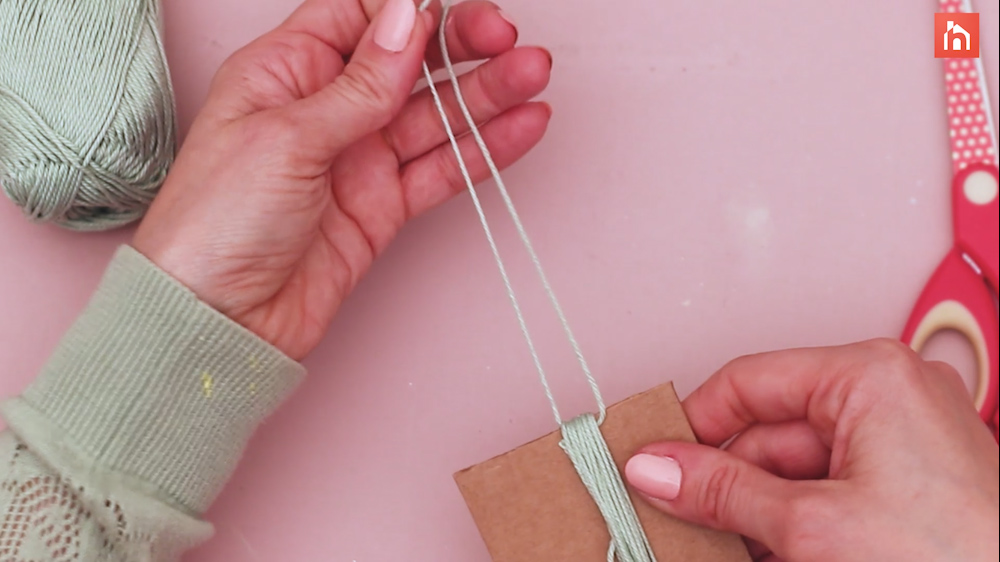 DIY Yarn Wall Tassel 23