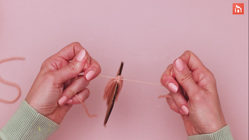 DIY Yarn Wall Tassel 43
