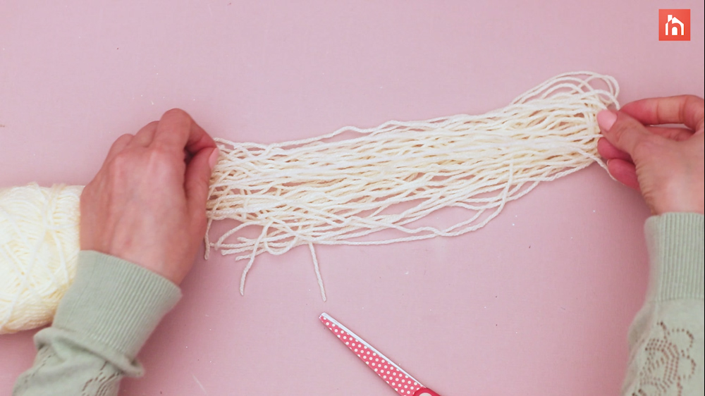 DIY Yarn Wall Tassel 6