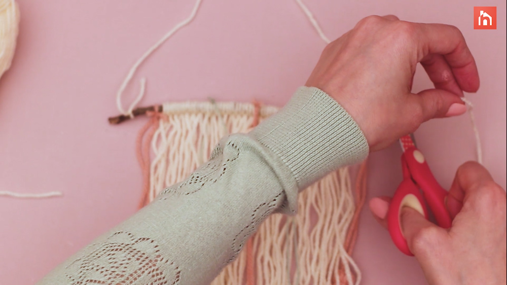 DIY Yarn Wall Tassel 82