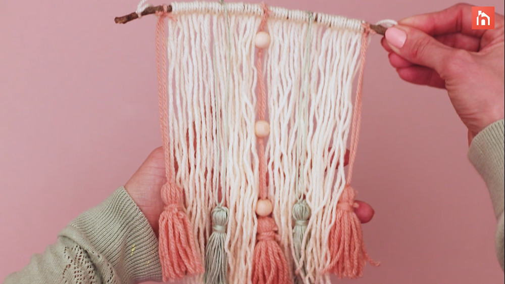DIY Yarn Wall Tassel 84