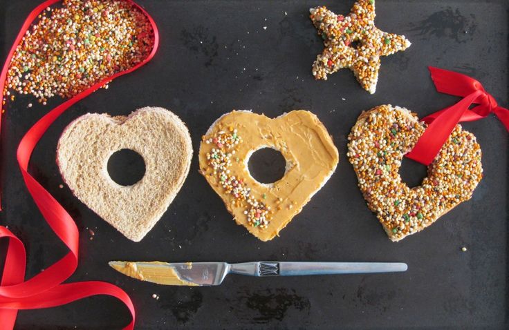 DIY birdseed ornaments