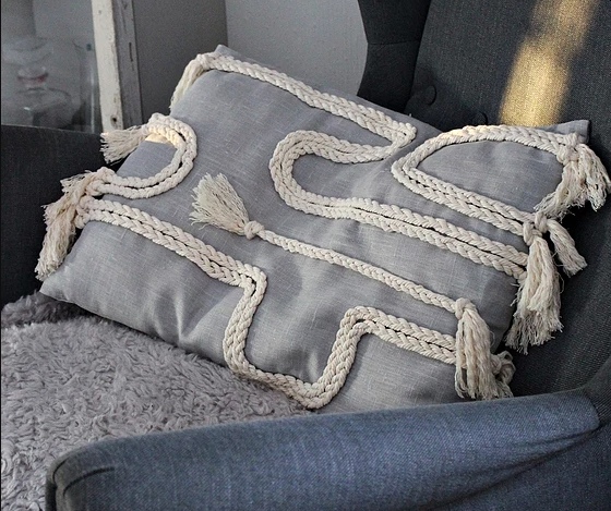 DIY boho pillow