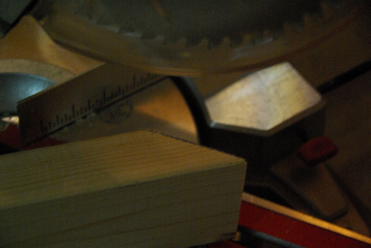 Then marking where the 2x4 hits when angled into the coat rack.