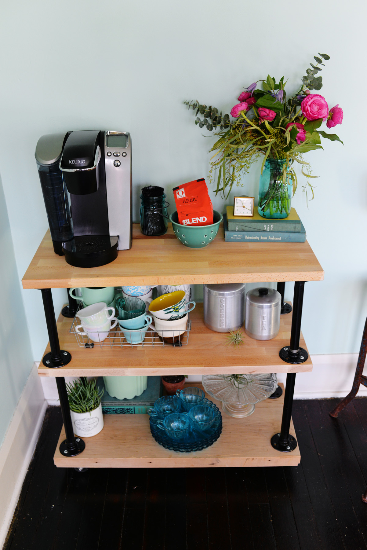 DIY coffee cart tutorial