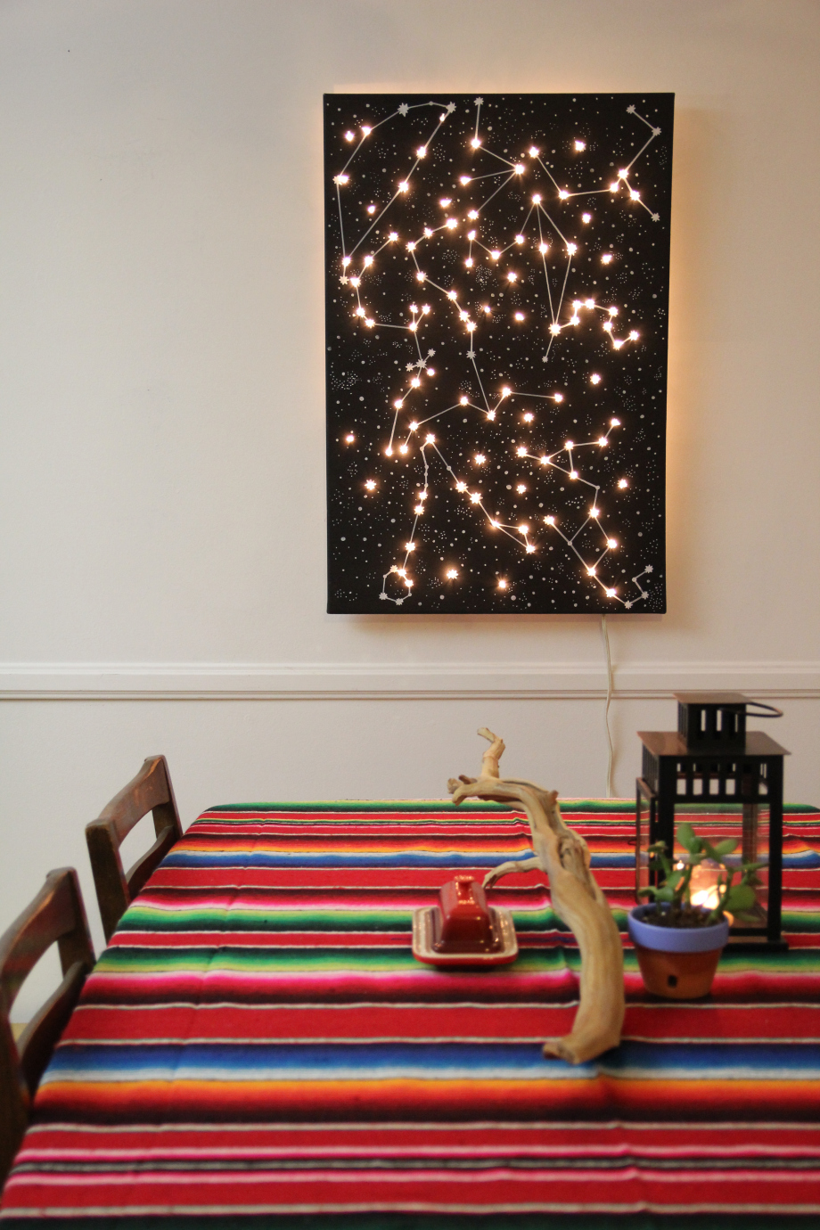 DIY constellation lights