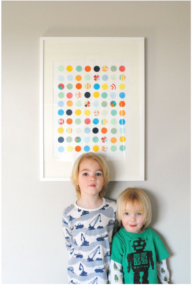 DIY dotty art