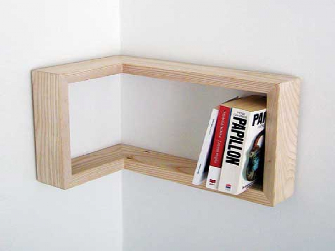 DIY double corner shelf