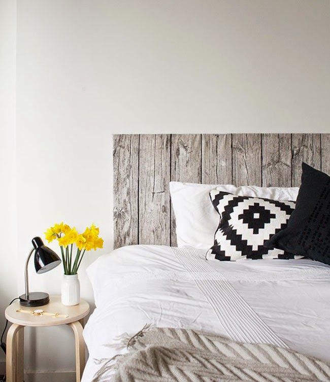 DIY fabric headboard