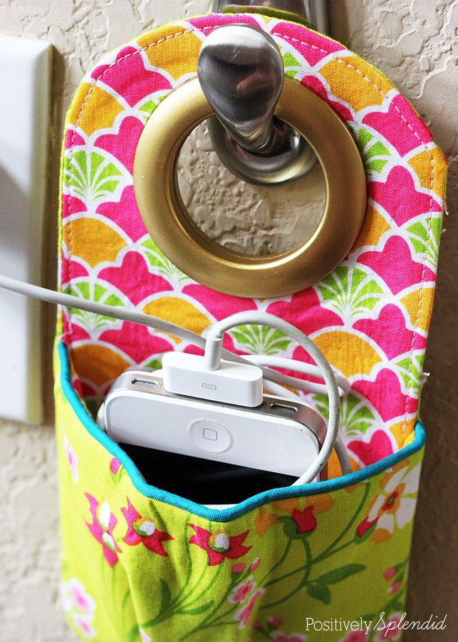 DIY fabric phone charging
