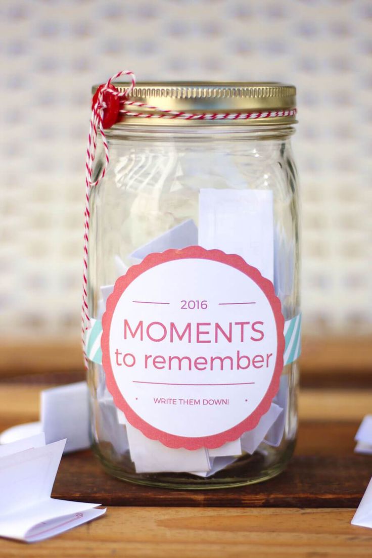 DIY memory jar