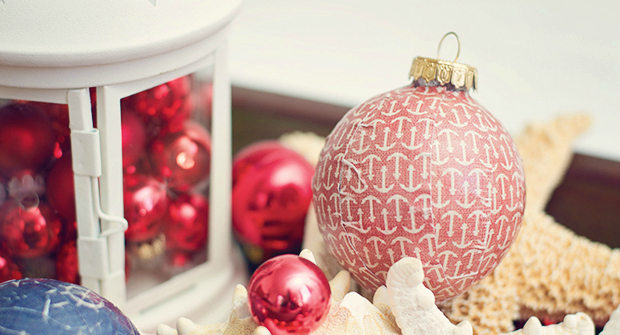 DIY modge podge ornament