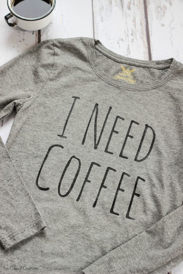 DIY need coffee shirt