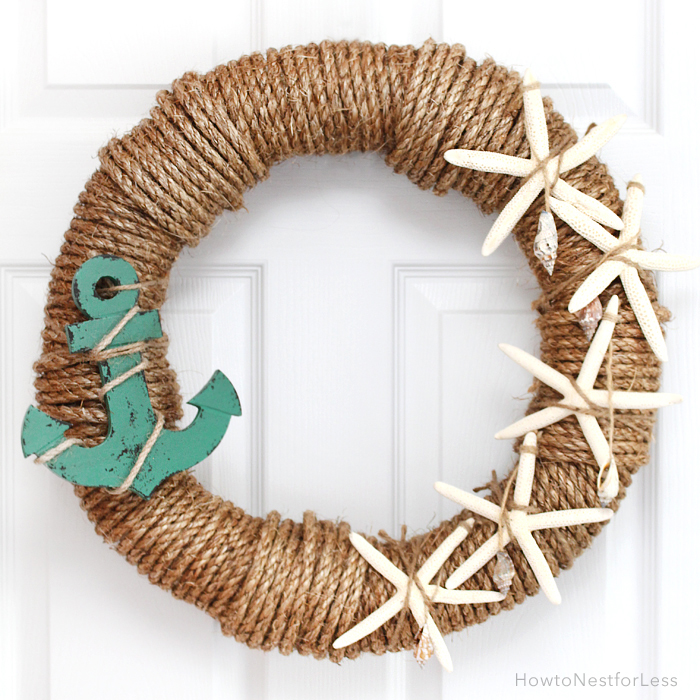 DIY ocean wreath