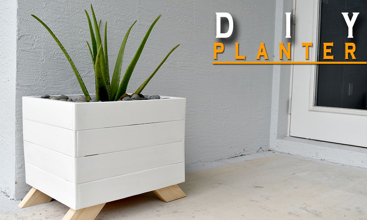 DIY pallet planter for outdor