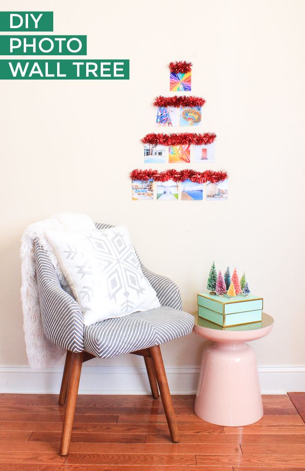 DIY photo wall Tree