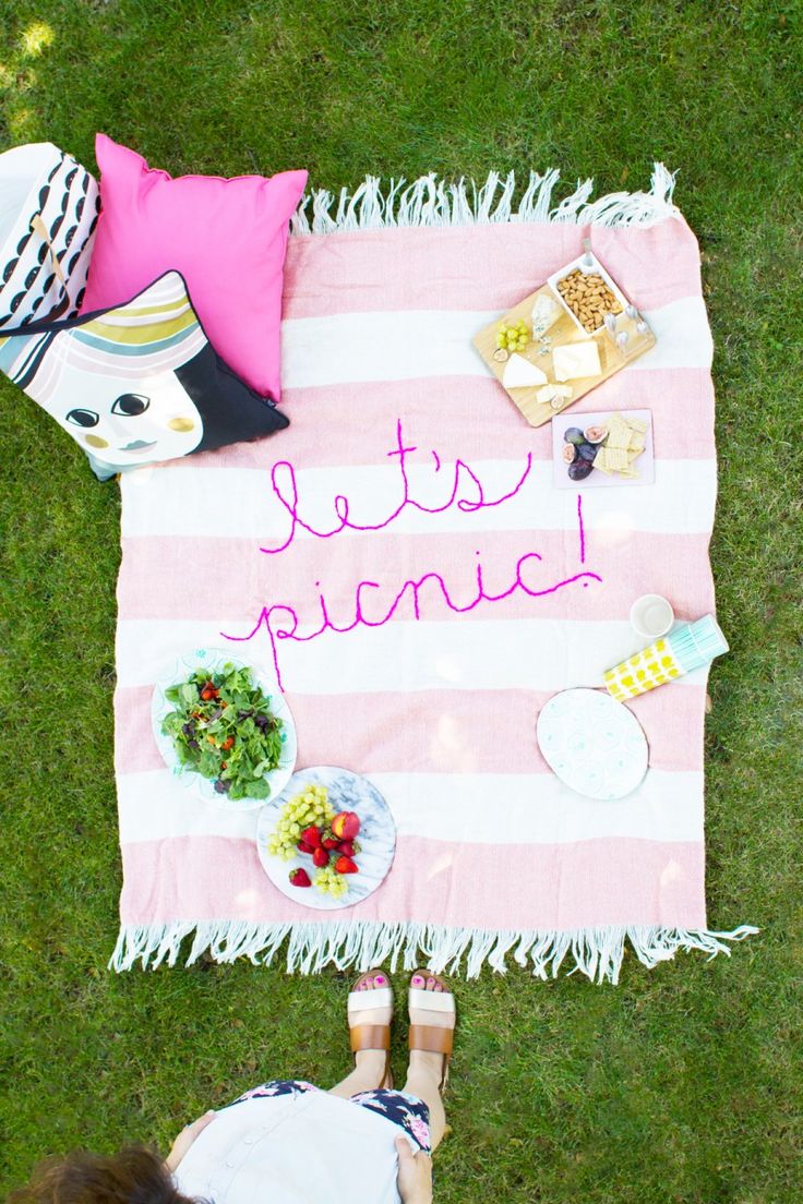 DIY picnic blanket