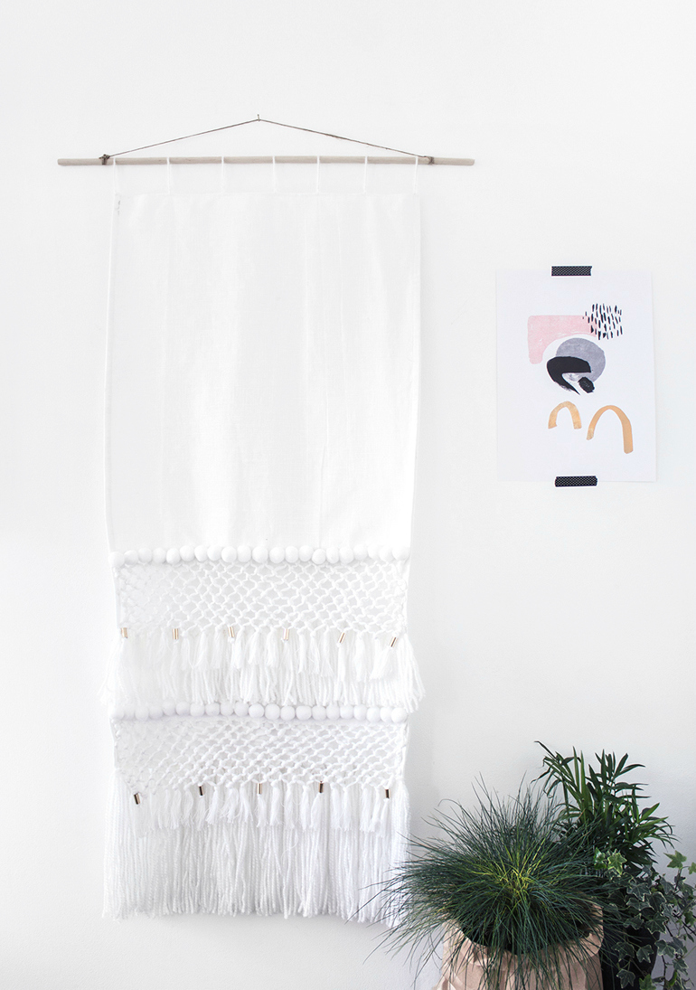DIY runner wall hanging