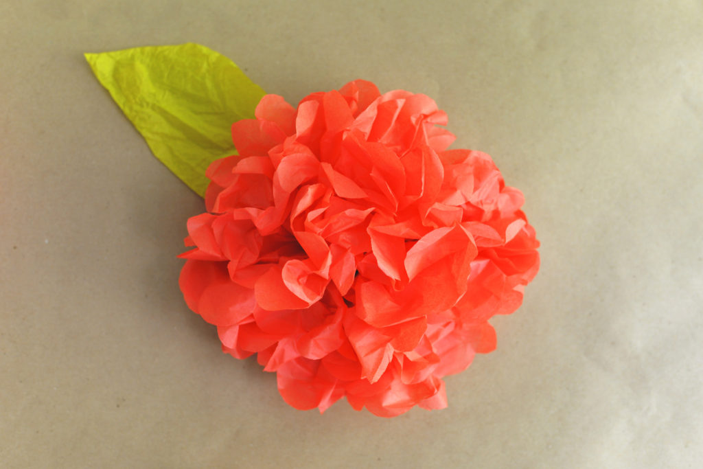 DIY tissue paper flower 1024x683