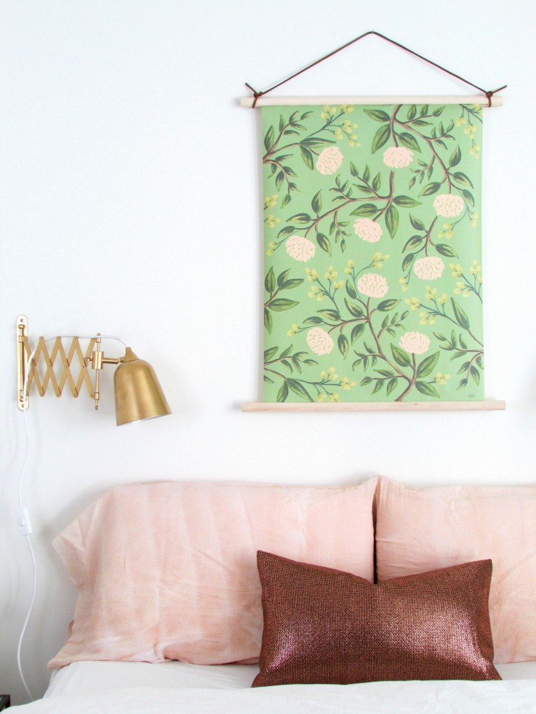 DIY wallpaper hanging