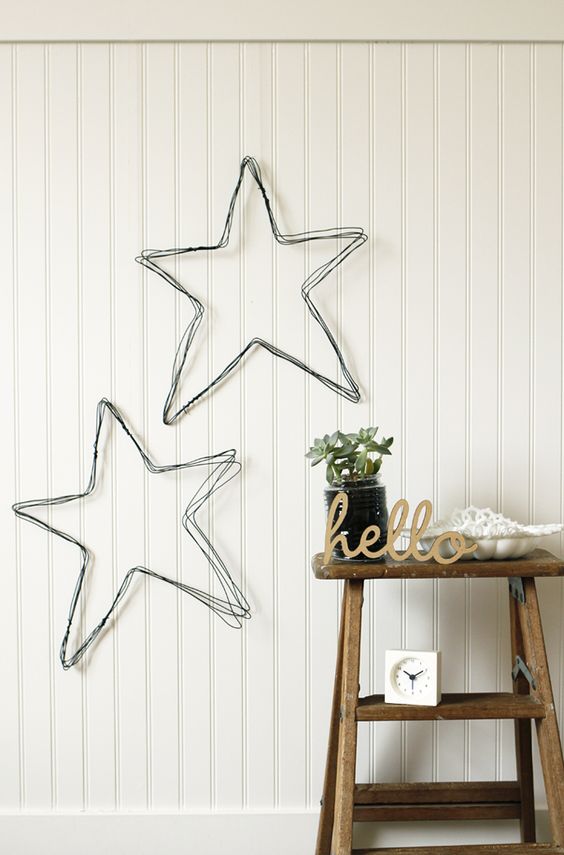 DIY wire star